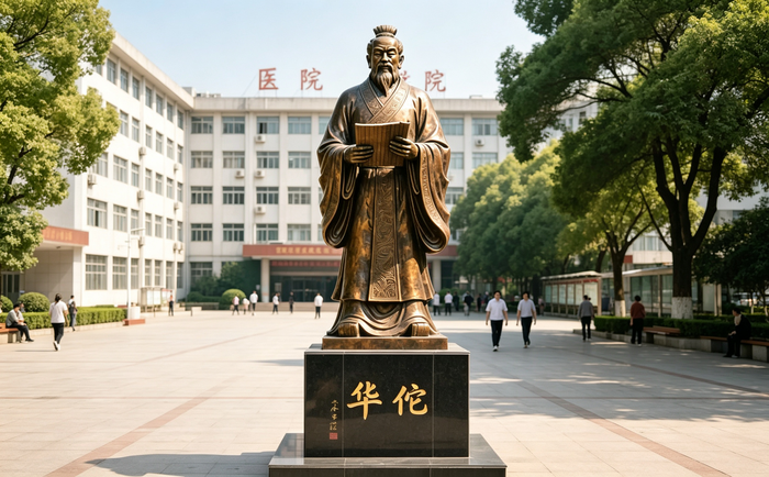 古代名医定制华佗李时珍站立像