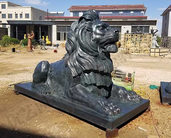 欧式汇丰银行铜狮子雕塑
