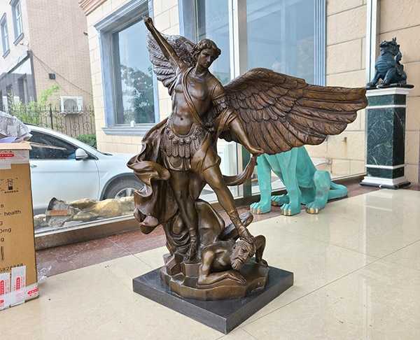 工厂现货欧式铜天使人物雕塑摆件