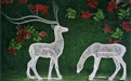 不锈钢镂空编织动物园林景观雕塑